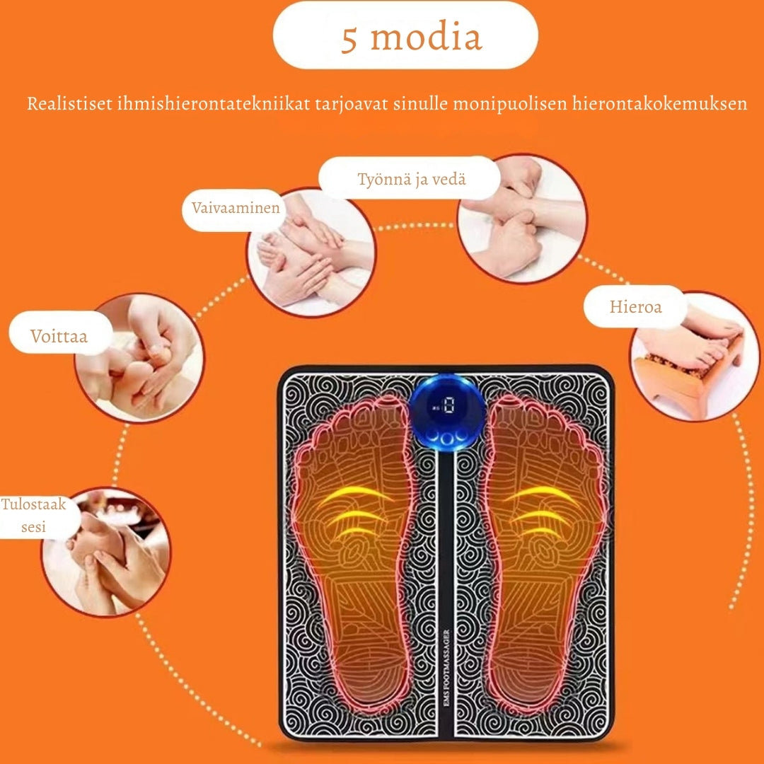 RentoutusMatto EMS – Sähköstimuloiva jalkahierontamatto