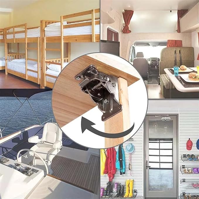 SarkaKulma 90 – Itselukittuva 90° taittosarana huonekaluille