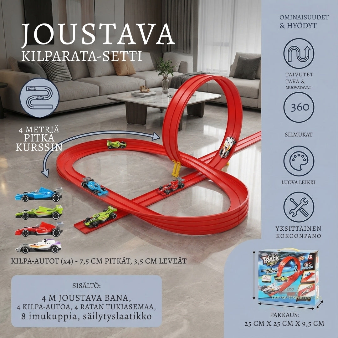 RataFlex – Taipuva autoratasetti luovaan ja vauhdikkaaseen leikkiin