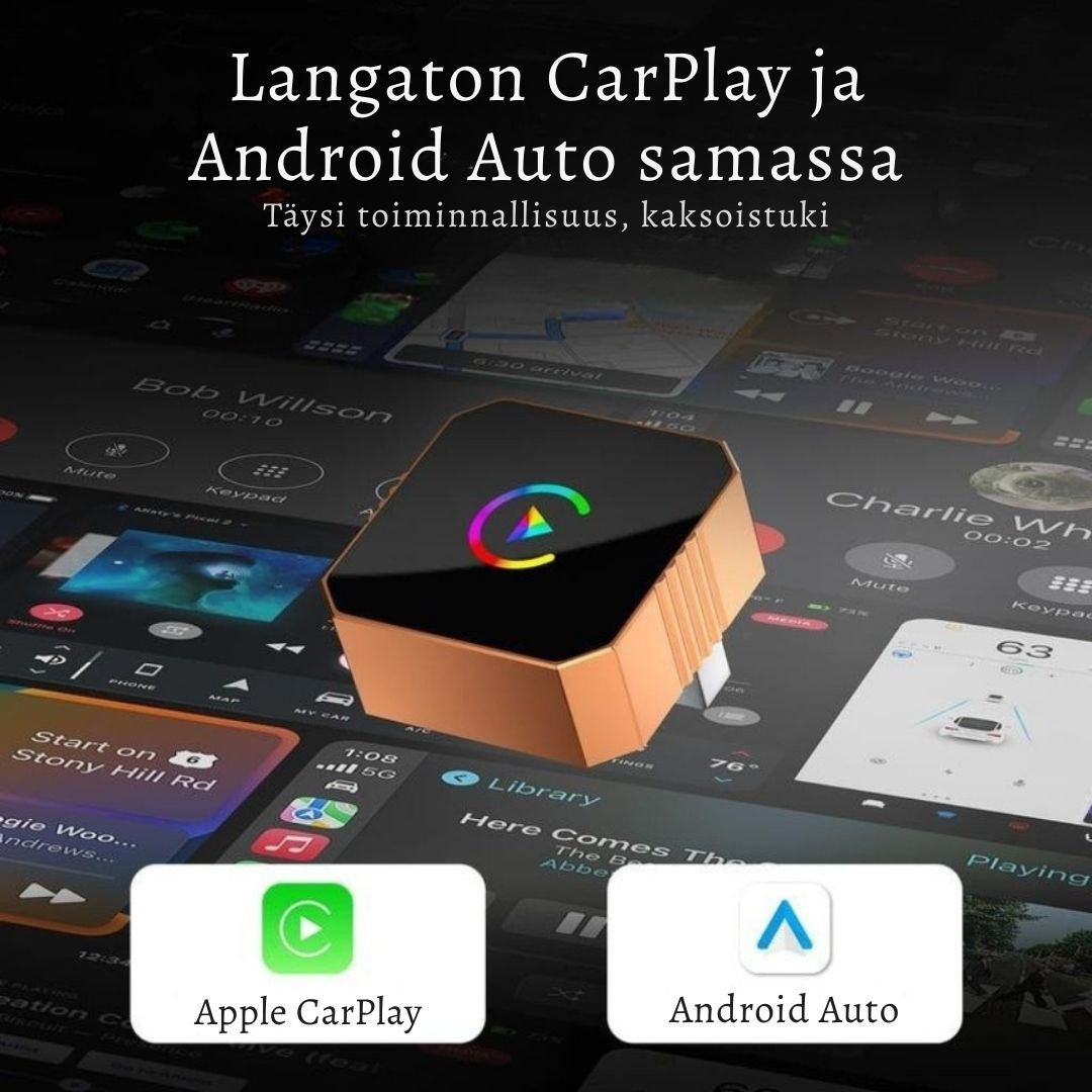 AutoLink V4 – Langaton CarPlay sekunneissa