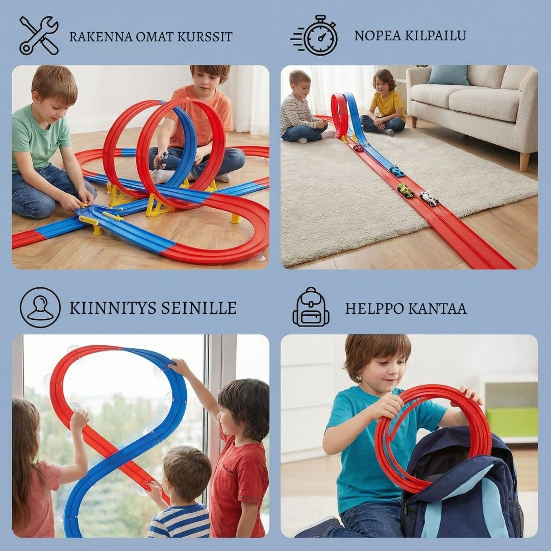 RataFlex – Taipuva autoratasetti luovaan ja vauhdikkaaseen leikkiin