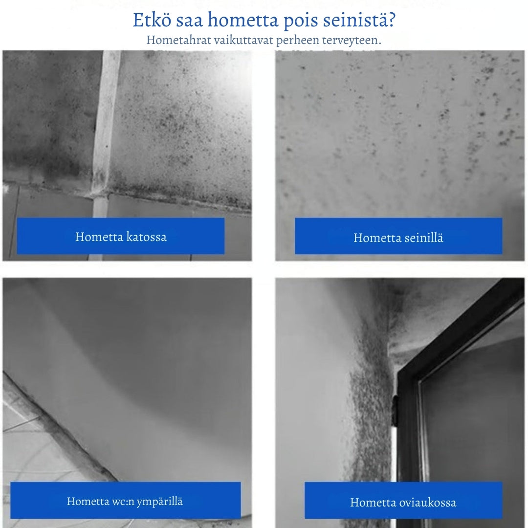 HomePuhdas – poistaa homeen ilman hankausta