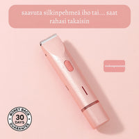 SilvaTrim – 2-in-1 sähkökäyttöinen karvanpoistaja sileään ja hellävaraiseen lopputulokseen