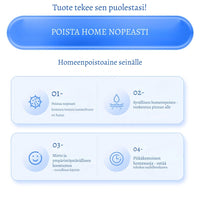 HomePuhdas – poistaa homeen ilman hankausta