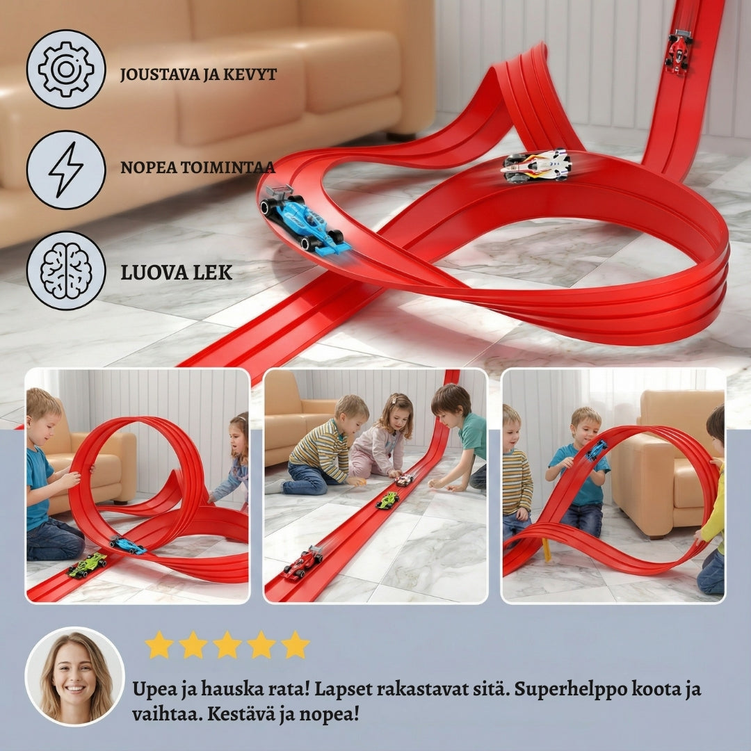 RataFlex – Taipuva autoratasetti luovaan ja vauhdikkaaseen leikkiin